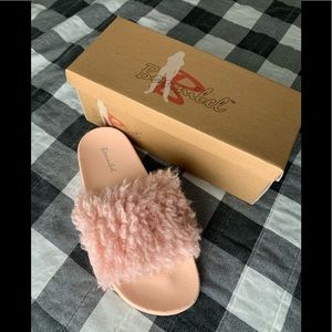Blush Colored Fun and Fluffy slides